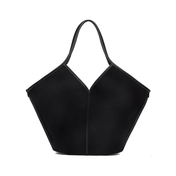 HEREU Calella S Leather Tote | Black | Handcrafted in Spain