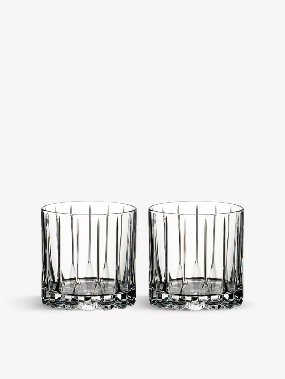 Riedel Bar Rocks Crystal Glass Tumblers (Set of 2)