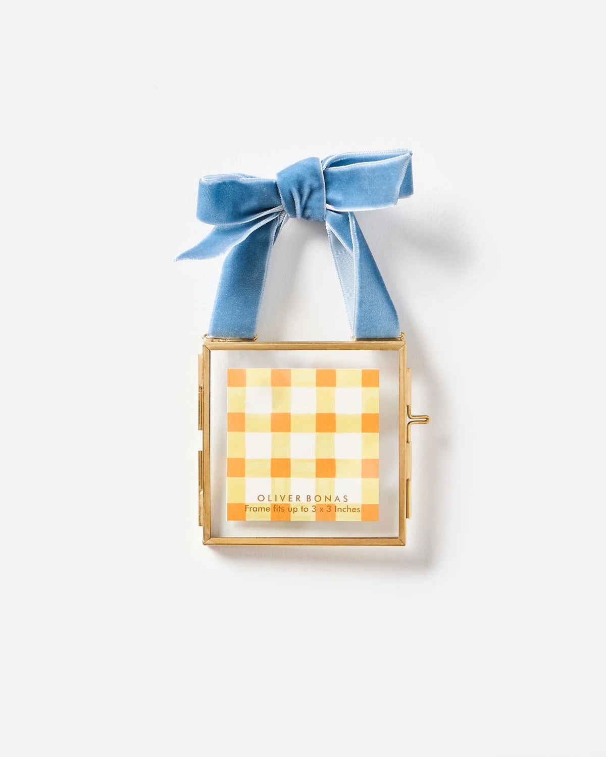 Oliver Bonas Gold & Glass Mini Bow Hanging Photo Frame