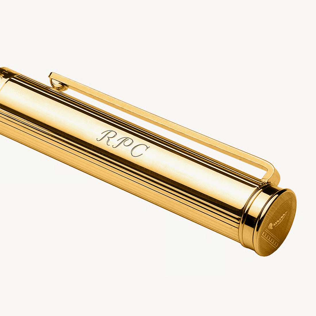 Aspinal of London Regent Ballpoint Pen – Gold Plated