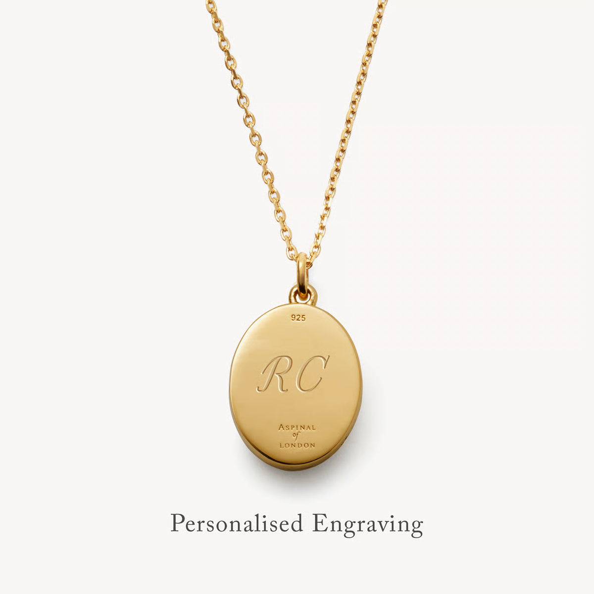 Oval Pearl Locket Necklace
