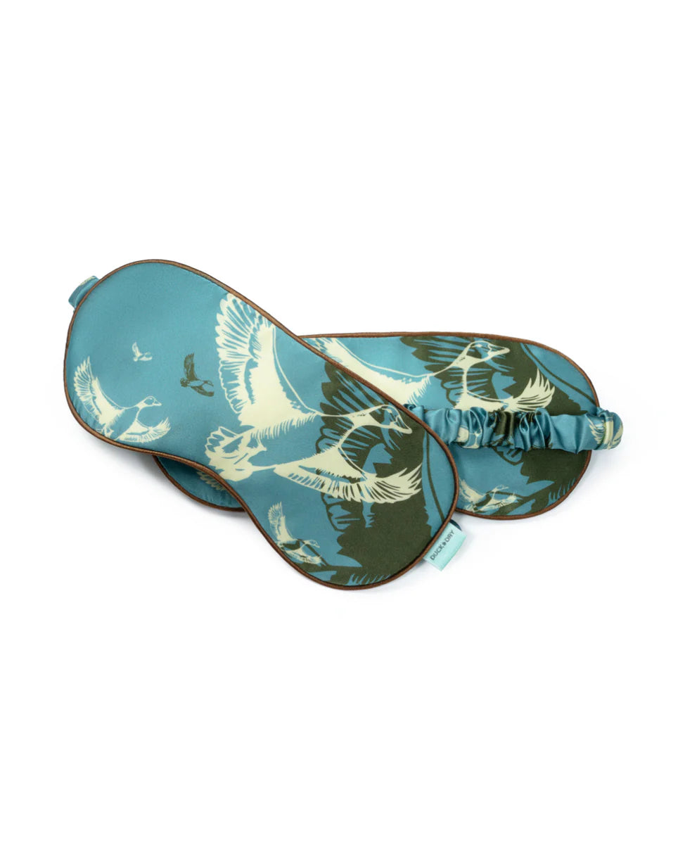 Duck & Dry Silk Sleep Mask – Teal