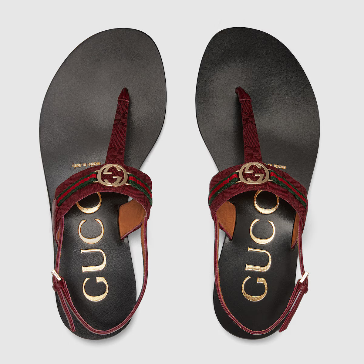 Gucci Women's Interlocking G Web Sandal