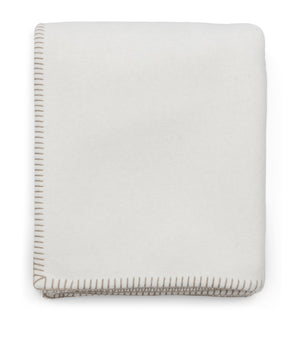 Begg & Co wool cashmere reversible throw blanket relaxing gift for mom