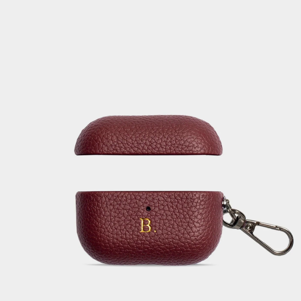 Inserif Burgundy AirPods Personalised Case
