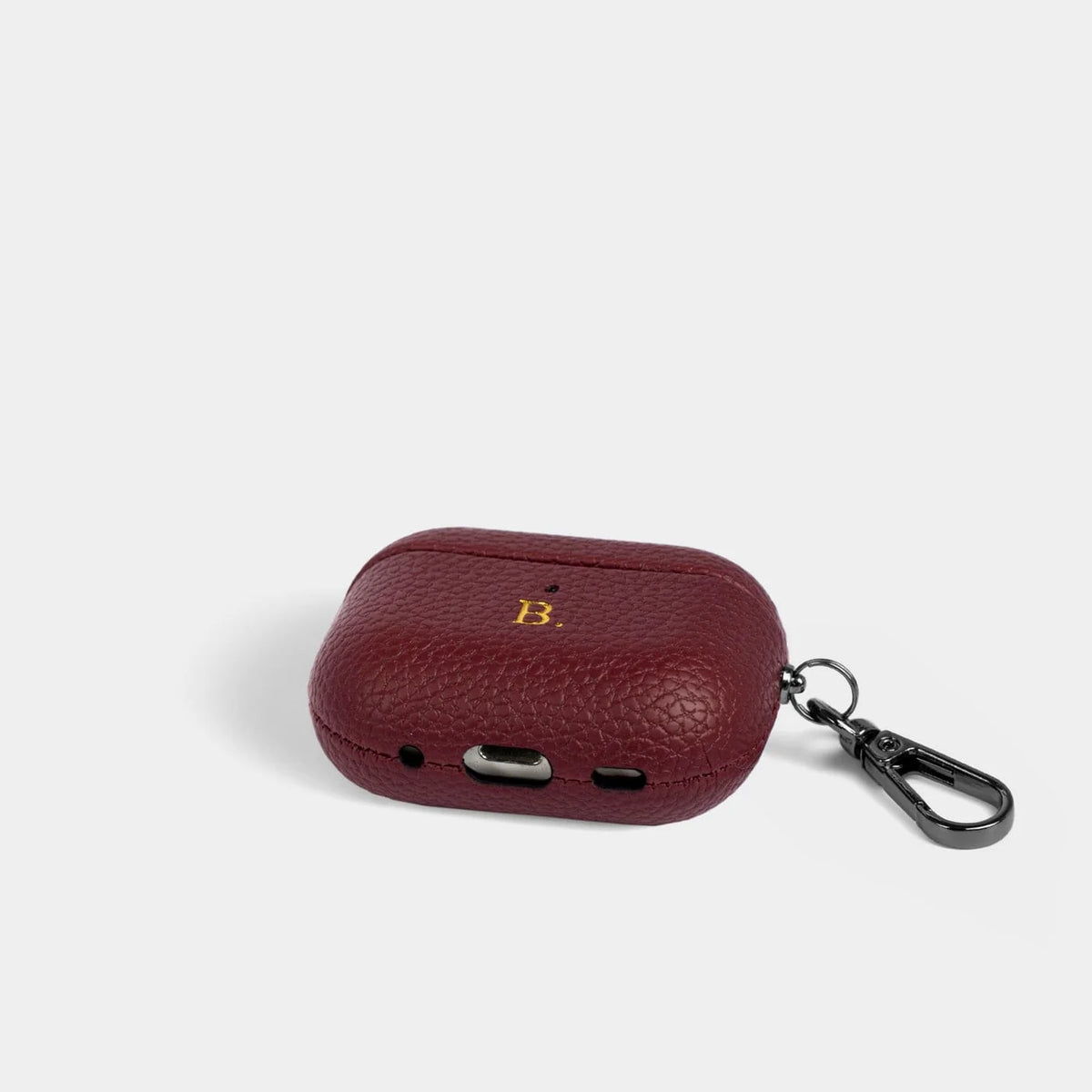 Inserif Burgundy AirPods Personalised Case
