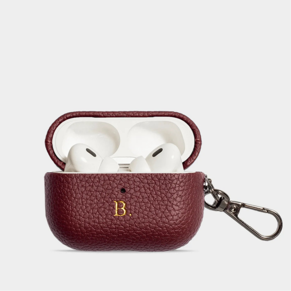 Inserif Burgundy AirPods Personalised Case