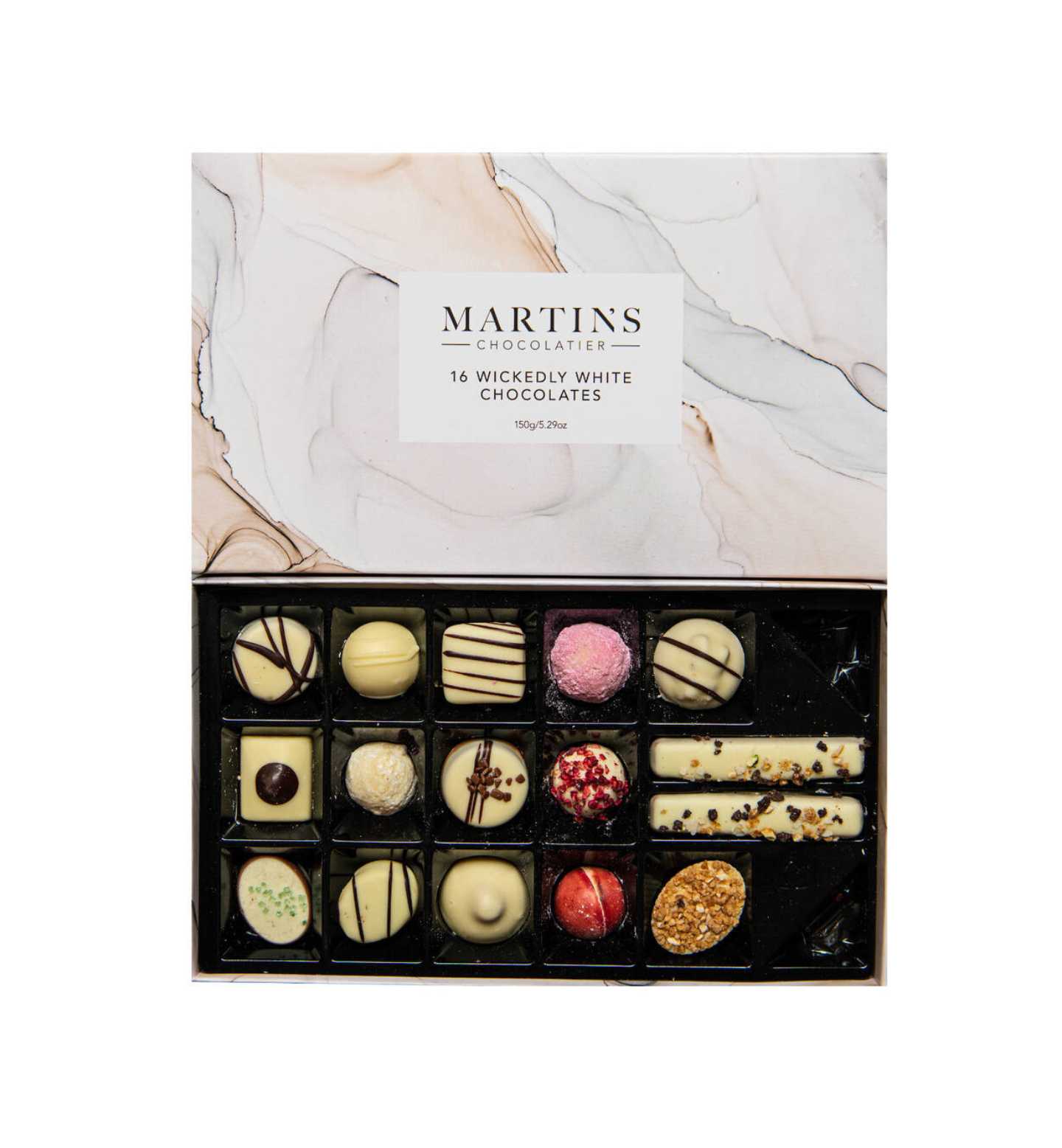 Martin's Chocolatier Wickedly White Chocolate Collection 16 Box