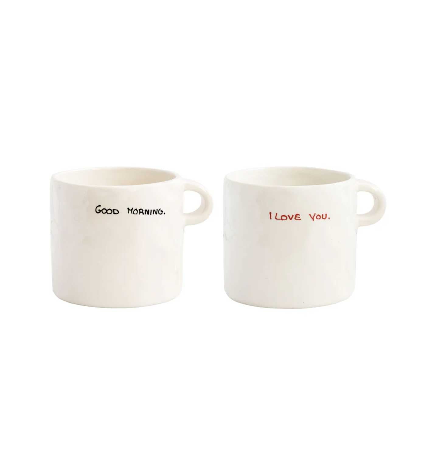 Anna + Nina Perfect Morning Ceramic Mugs | Set of 2