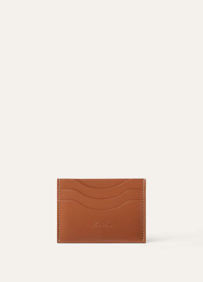 Loro Piana Extra Cardholder CalfSkin Warm Tan