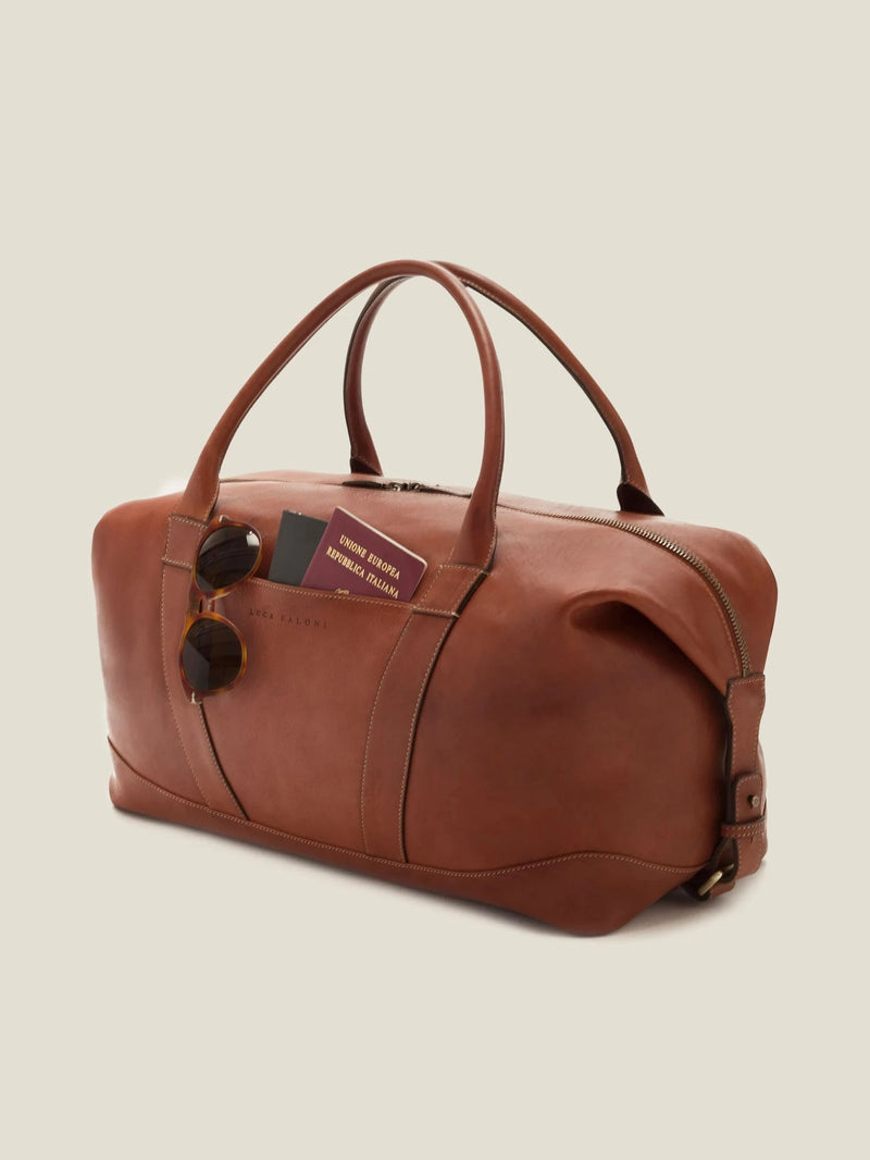 Luca Faloni Full Grain Leather Bag - Weekender