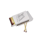 Handwritten silver matchbox thoughtful realtor closing gift for sellers
