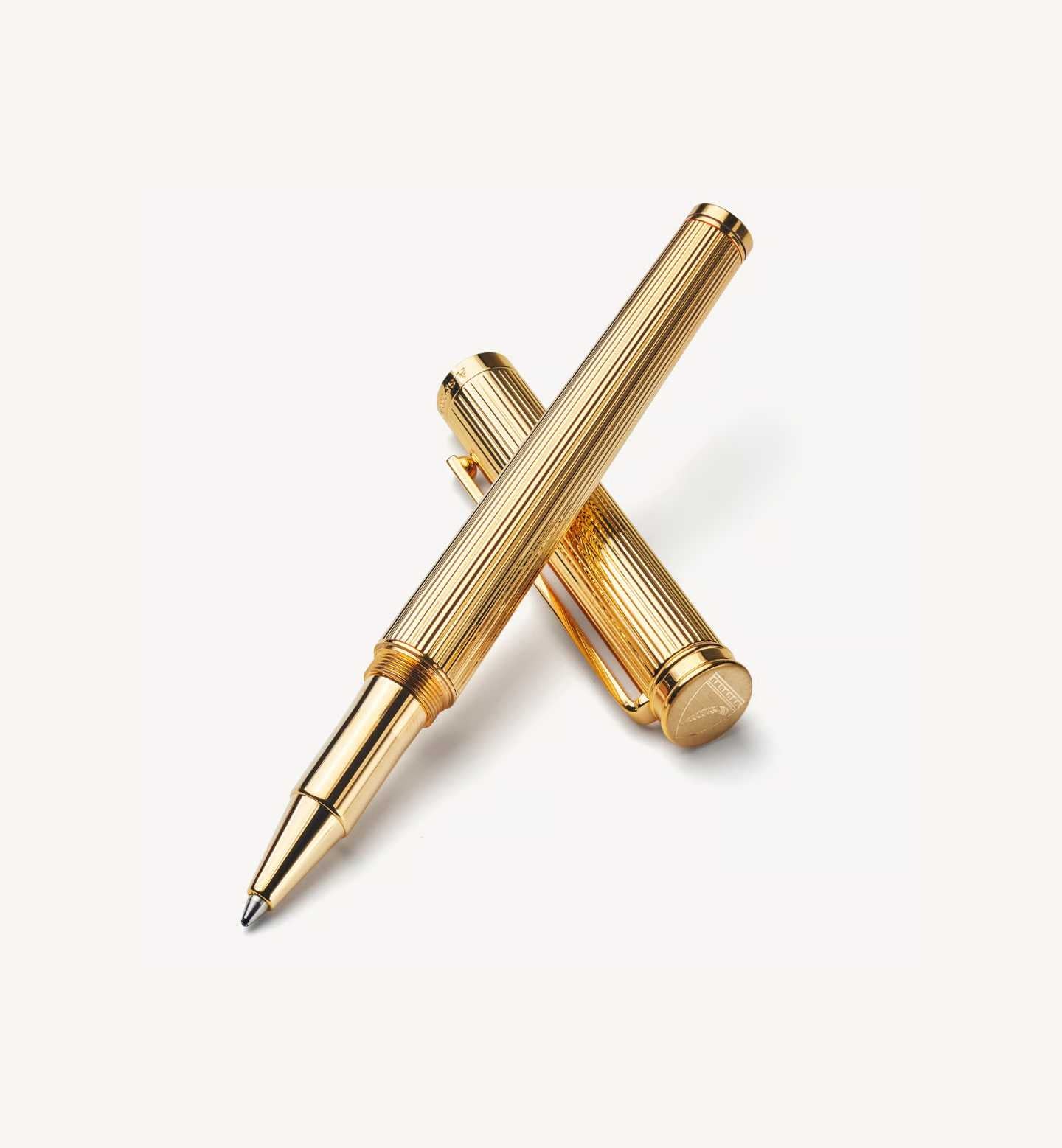 Aspinal of London Regent Ballpoint Pen – Gold Plated