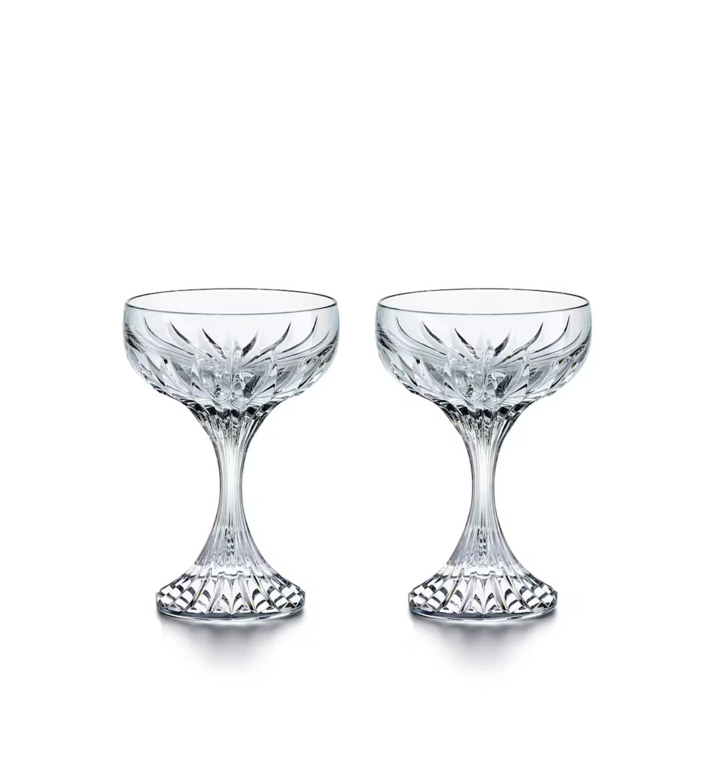 Baccarat Set Of 2 Massena Coupes