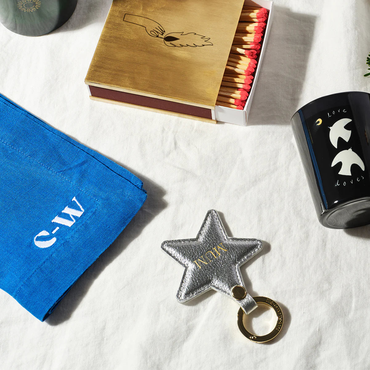 Large brass matchbox cover with matches luxury executive gift