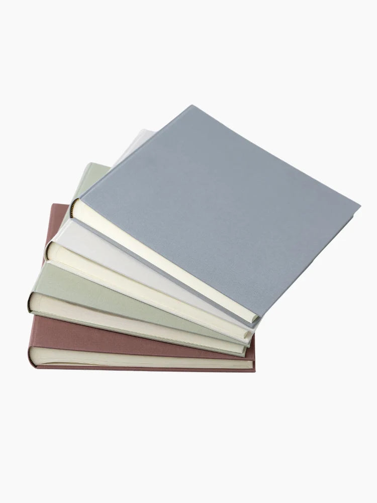Personalised Linen Wedding Photo Album - Hot Foil Printed