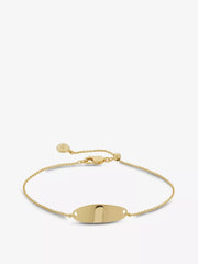 Monica Vinader Nura 18ct Yellow Gold-Plated Vermeil Sterling-Silver Bracelet