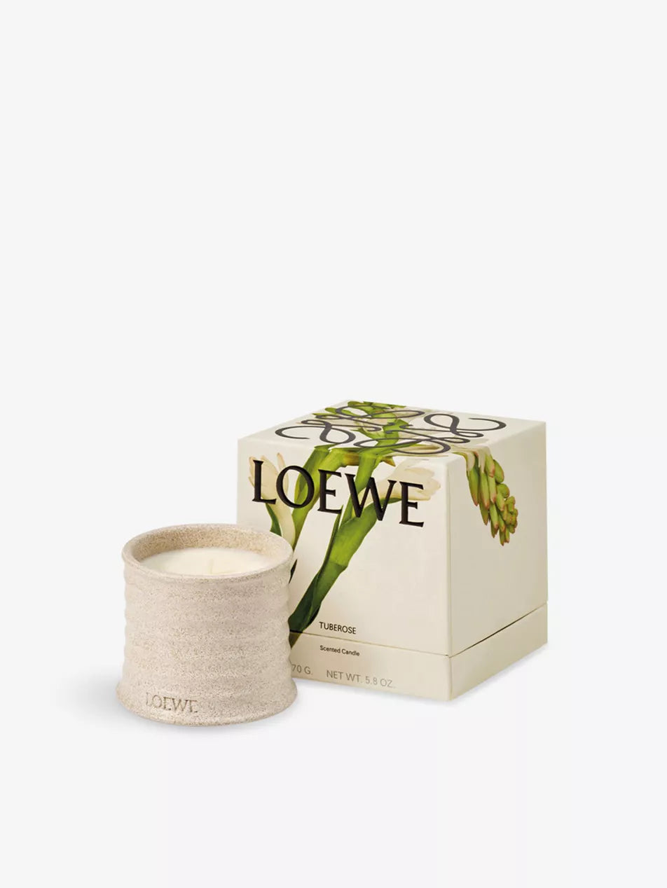 Loewe Textura Tuberose Small Scented Candle