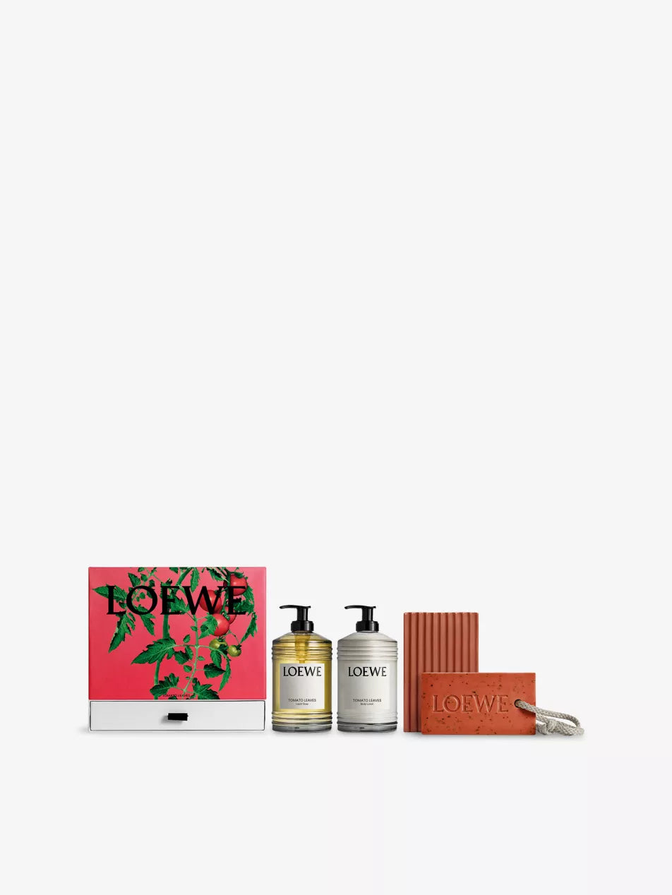 Loewe Tomato Leaves Bath Set