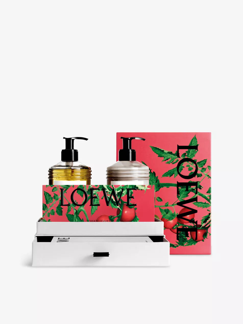 Loewe Tomato Leaves Bath Set