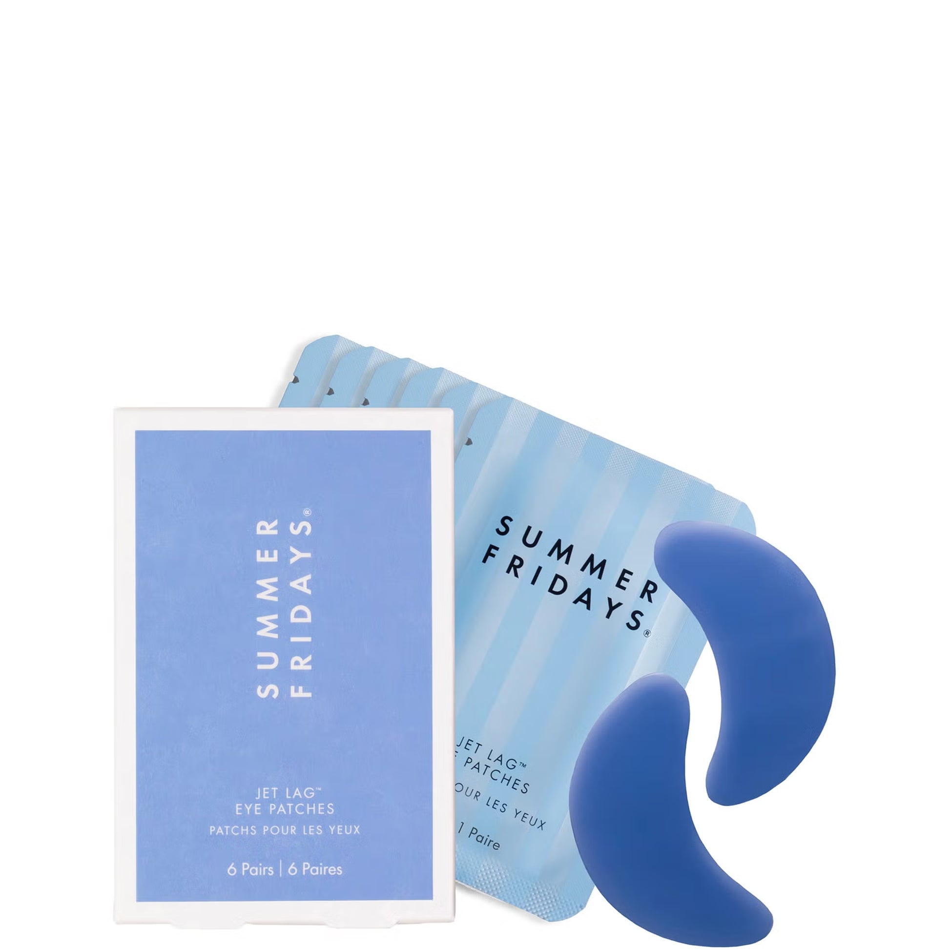 Summer Fridays Jet Lag Eye Patches 6 pairs hydrogel caffeine under eye patches