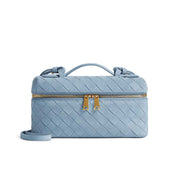 Bottega Veneta Suede Bang Bang Vanity Case Bag