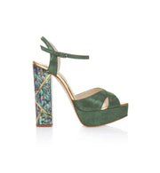 Freya Rose Cher Verde Heels