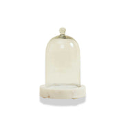 Inside Story Candle Cloche with Marble Base