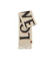 Loewe Logo-Intarsia Wool-Blend Scarf