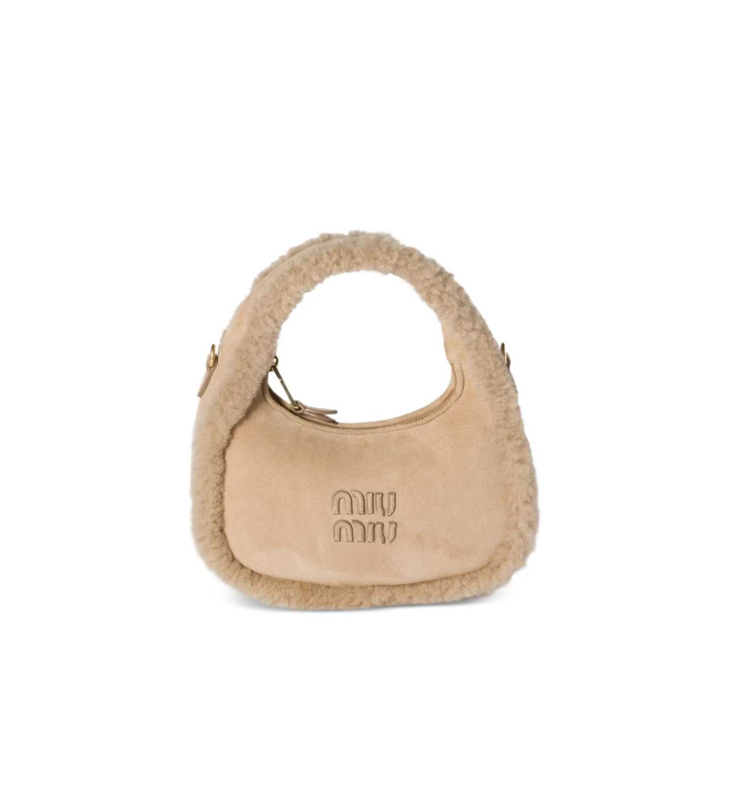 Miu Miu Wander Shearling Bag
