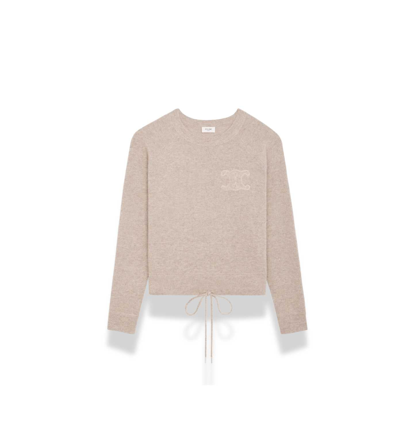Celine Triomphe Crew-Neck Sweater
