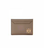 Loewe Brown Leather Anagram Card Holder