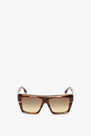 Victoria Beckham Oversized Acetate Frame Sunglasses