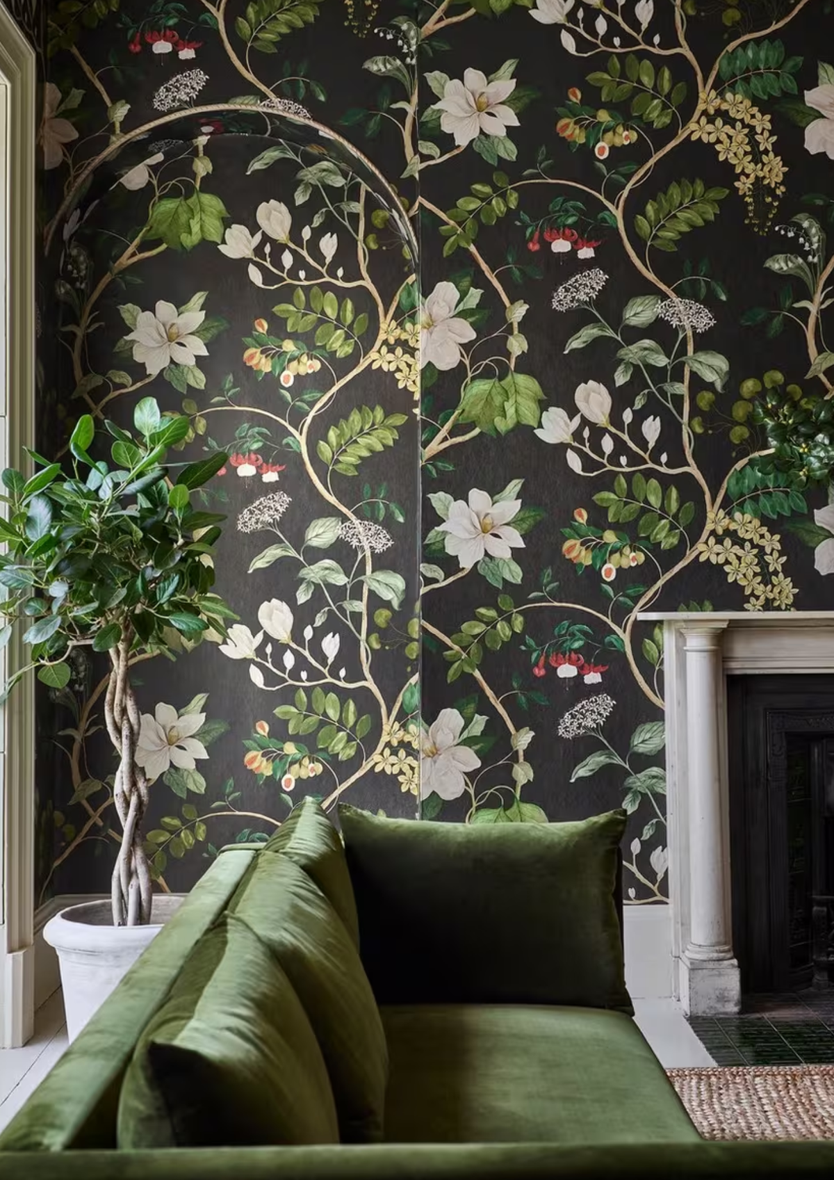Wallpaper Magical Plants In Jade