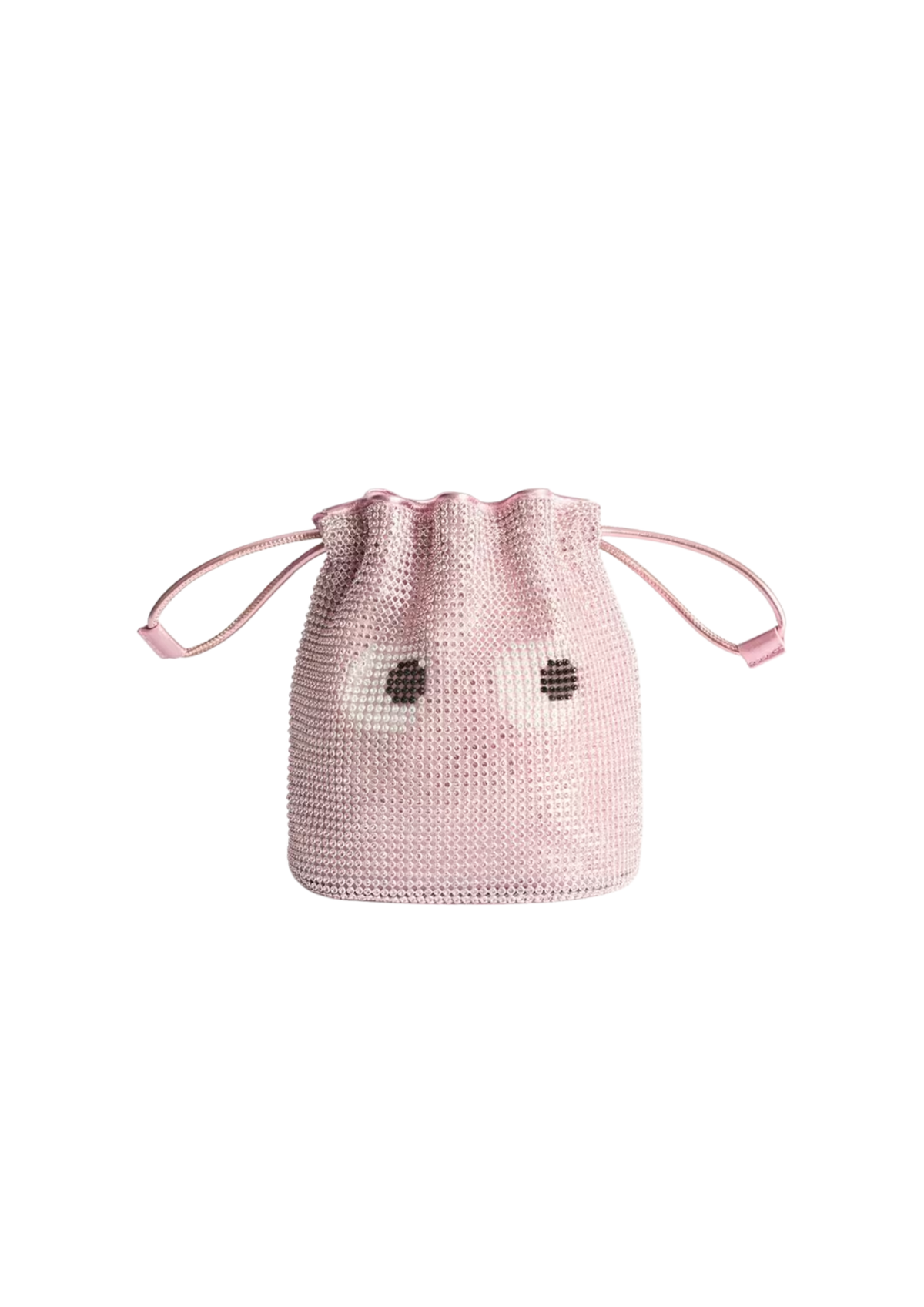 Eyes Crystal Drawstring Pouch Bag