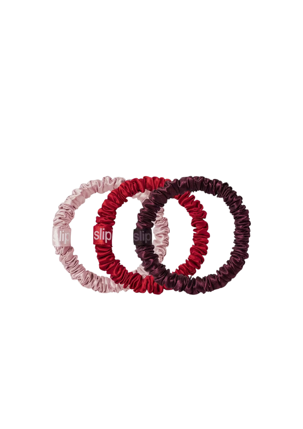 Emmie Silk Skinny Scrunchie Trio Ornament | Slip