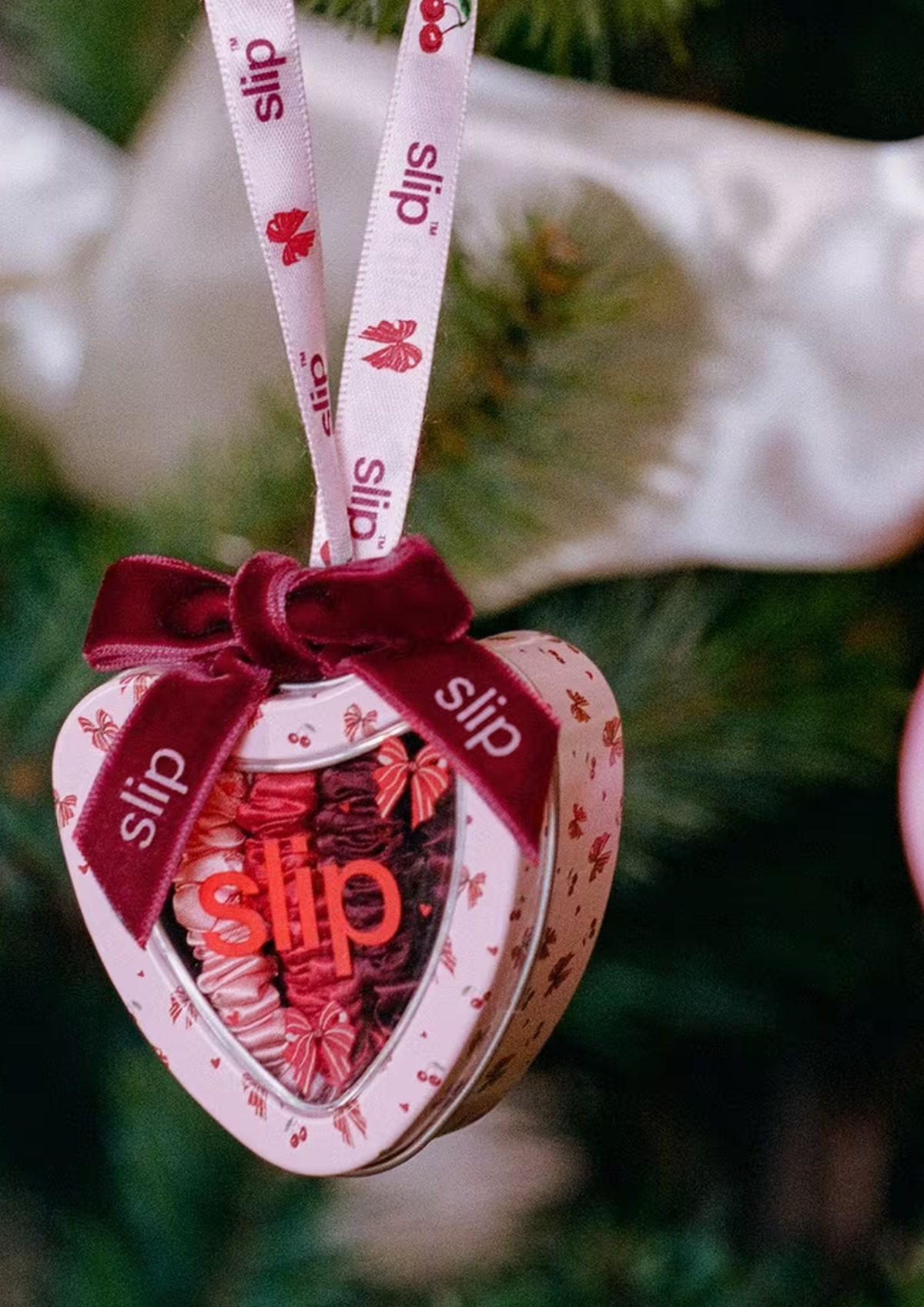 Emmie Silk Skinny Scrunchie Trio Ornament | Slip