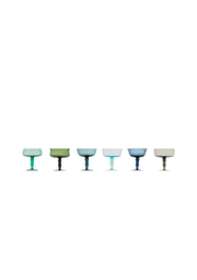 Assorted Style Champagne Coupe Set Of 6