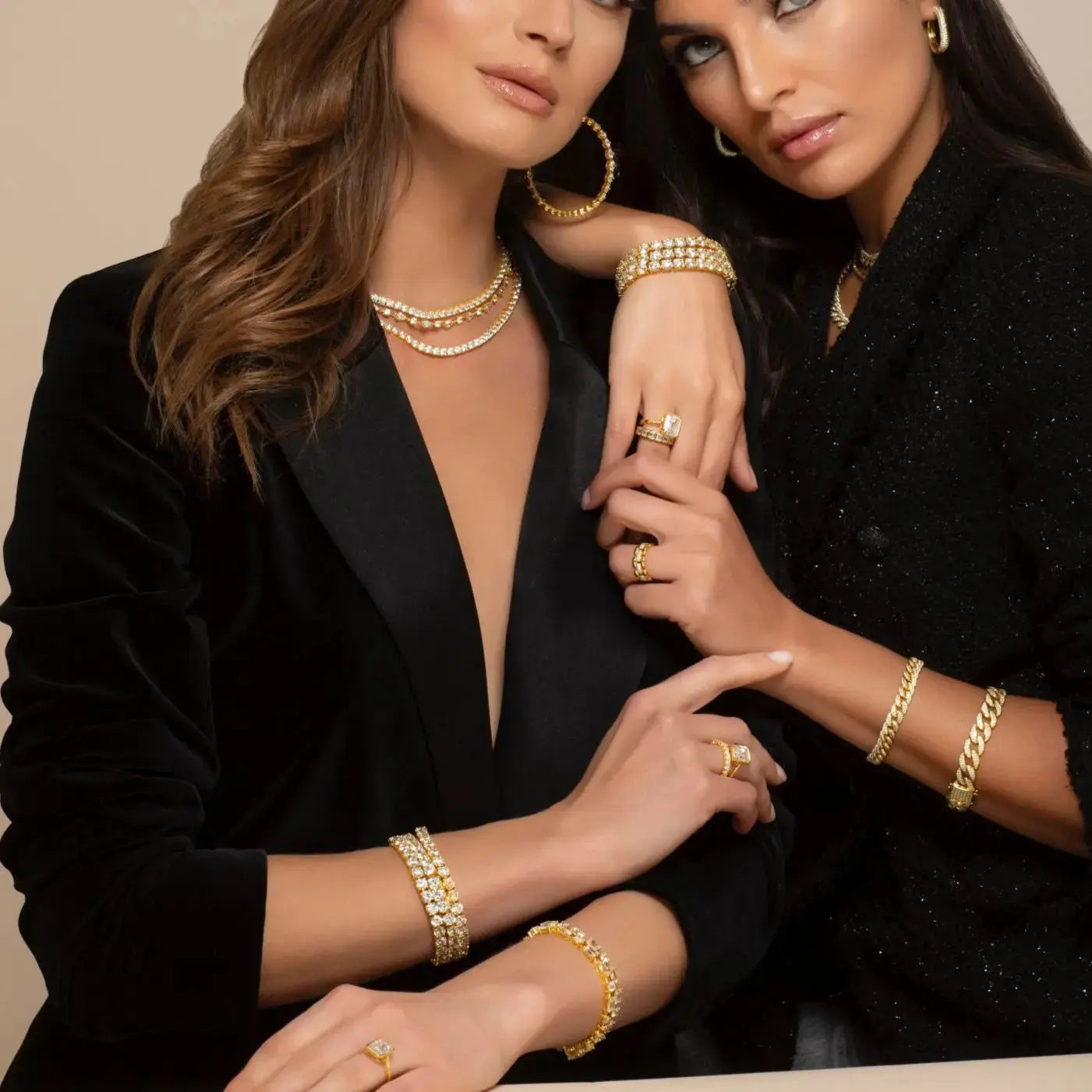 Mini Havana Cuban Link Bracelet with Diamond Crystalline