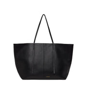 BY MALENE BIRGER | Black Abilla Grainy Leather Tote