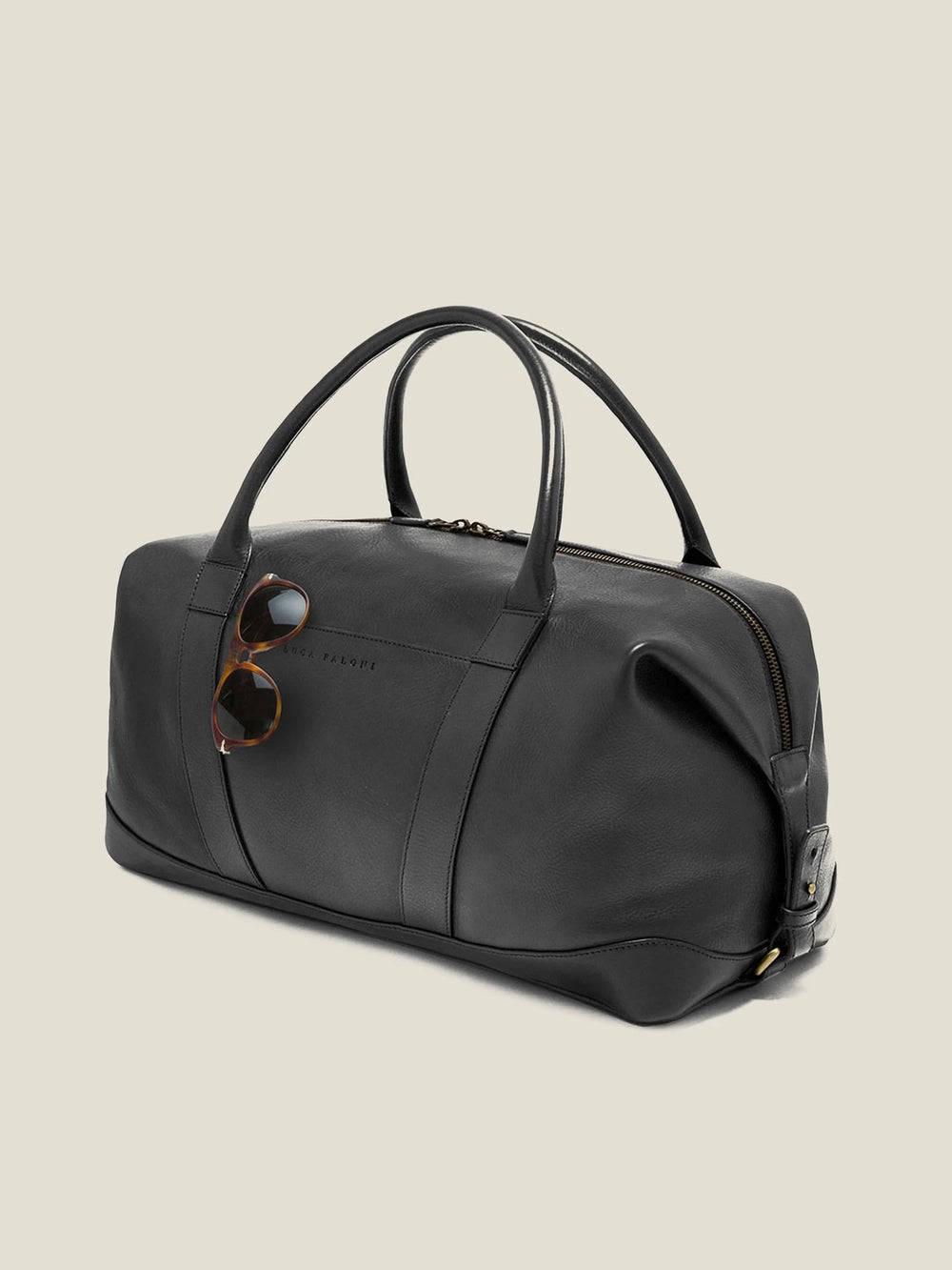 Carl Friedrik Weekender Bag in Full-Grain Leather | Black | Hand Luggage