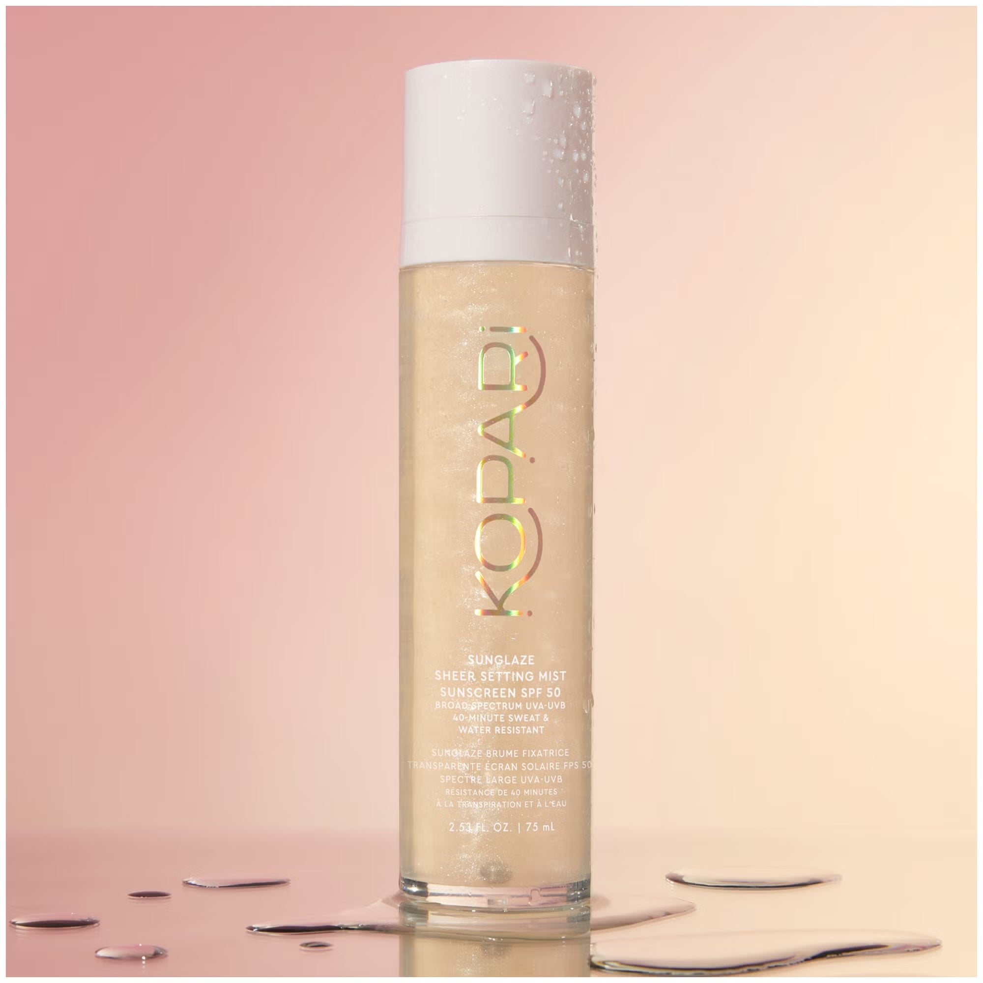 Kopari Beauty Sunglaze Sheer Setting Mist Sunscreen SPF 50