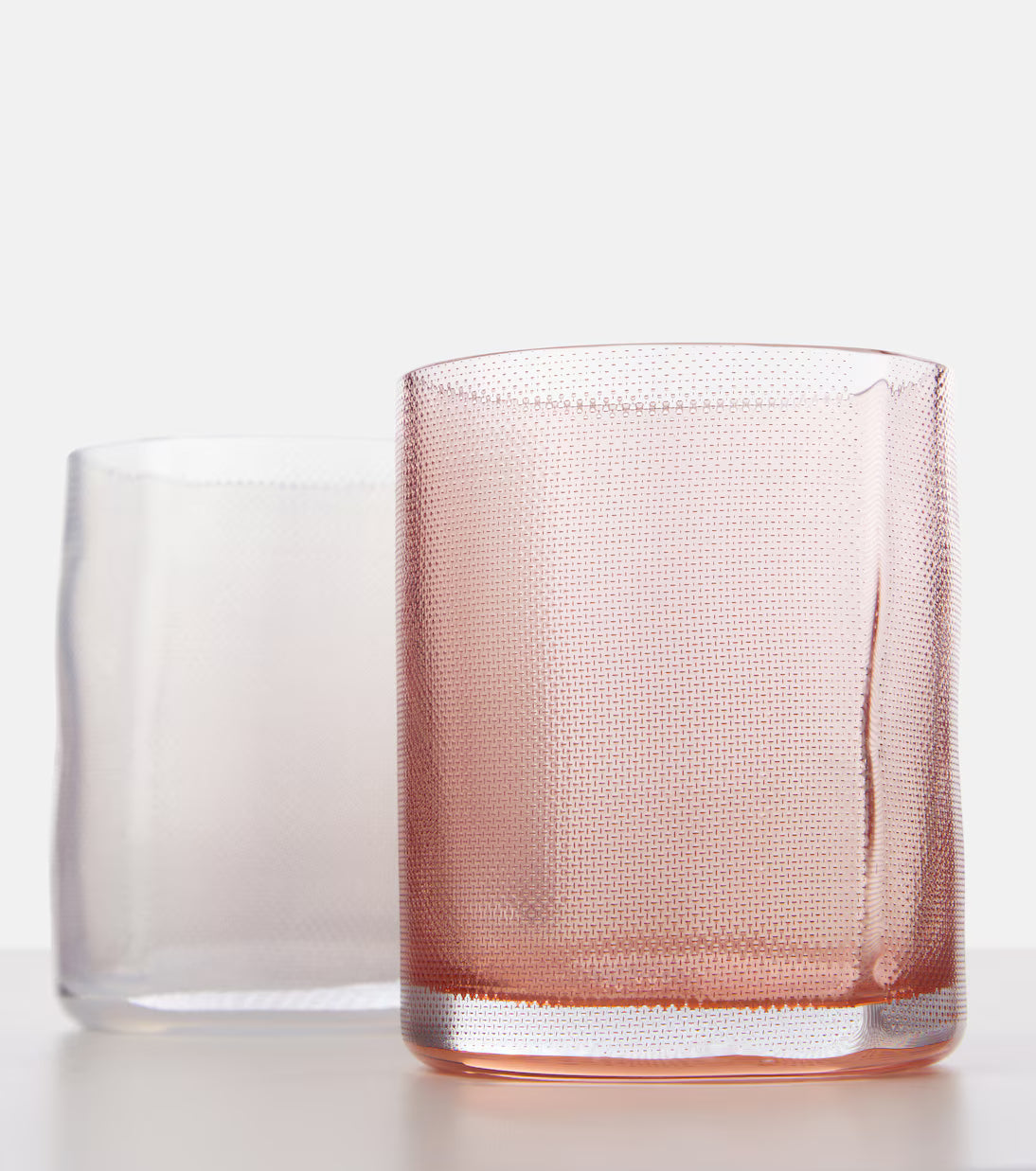 Milena Kling Raw Glass Tumblers – Set of 4