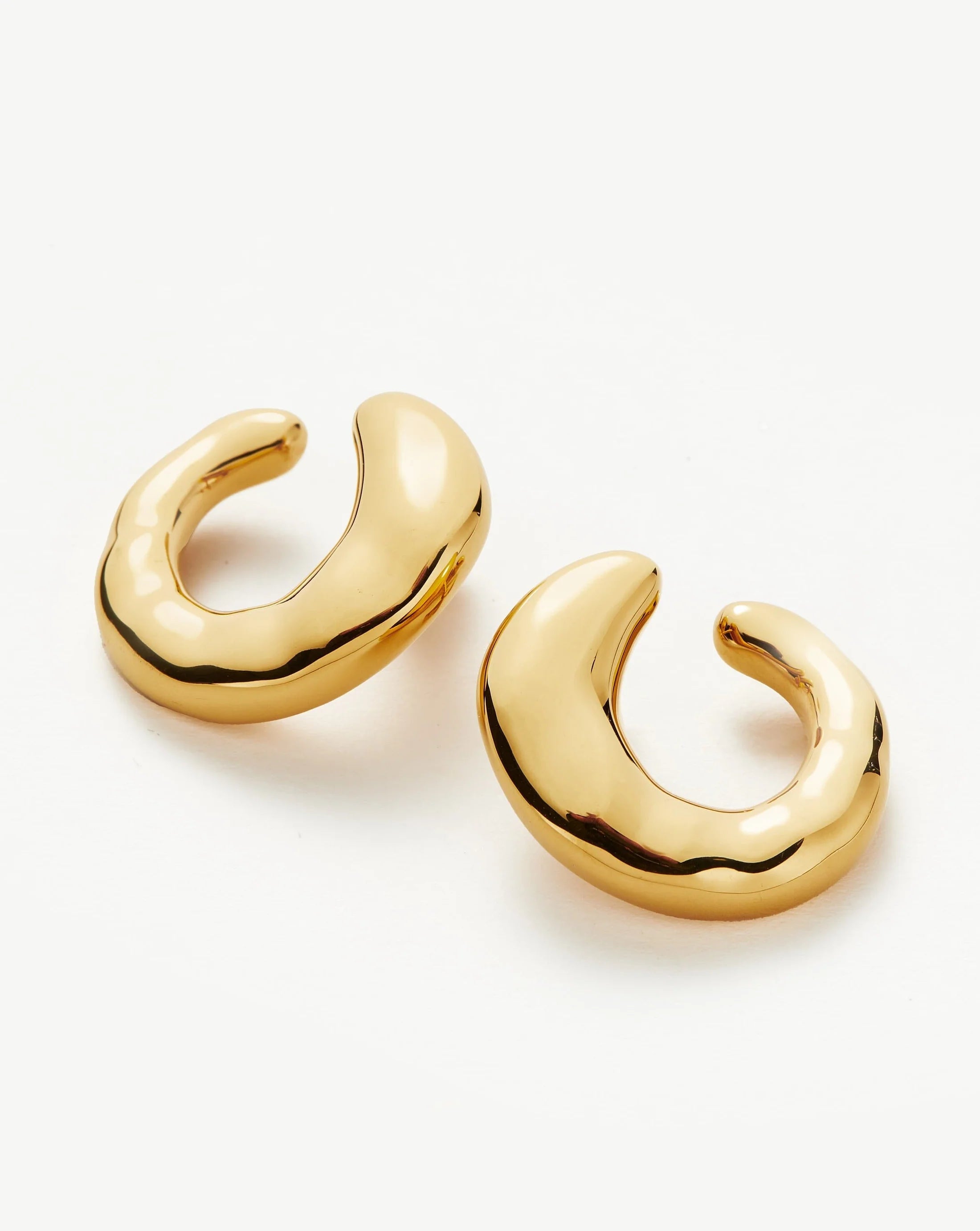 Missoma Molten Large Open Stud Earrings