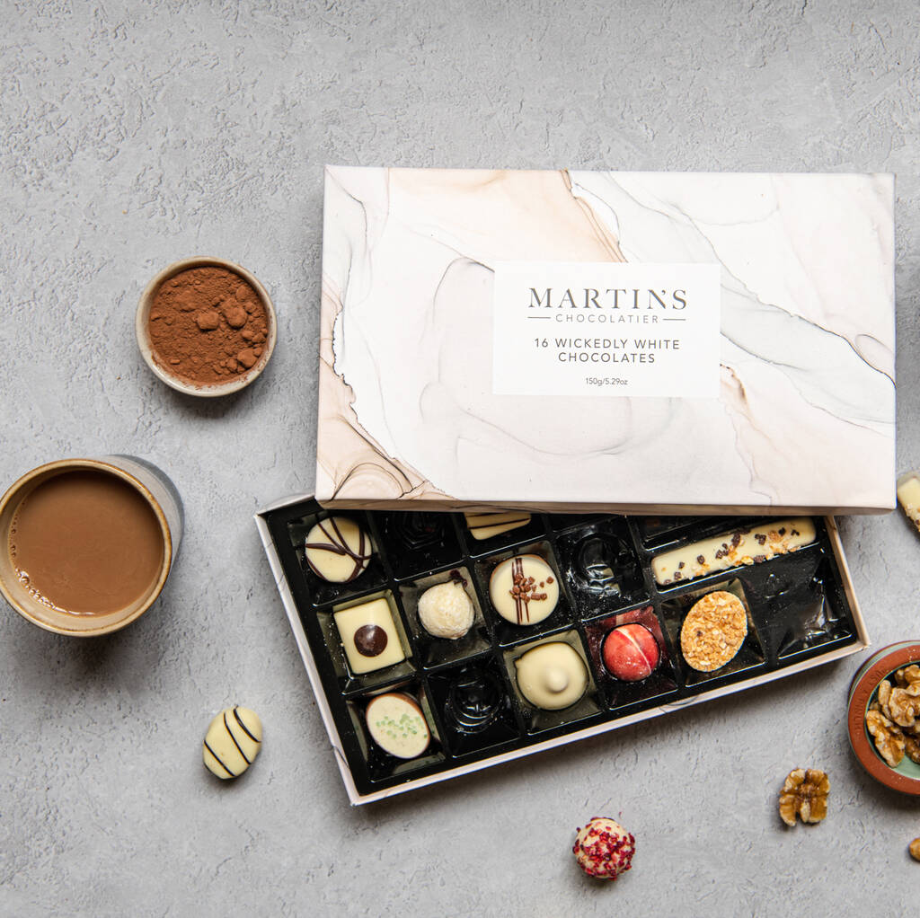 Martin's Chocolatier Wickedly White Chocolate Collection 16 Box