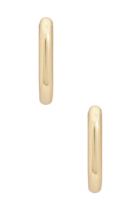 Cosmo Huggie Hoop Earrings - Gold & Silver