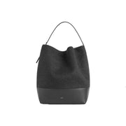 TOTEME | Belted Doublé Tote Bag | Black