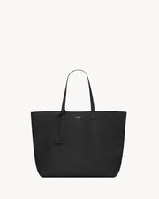 Saint Laurent Bold East West tote in black grained leather