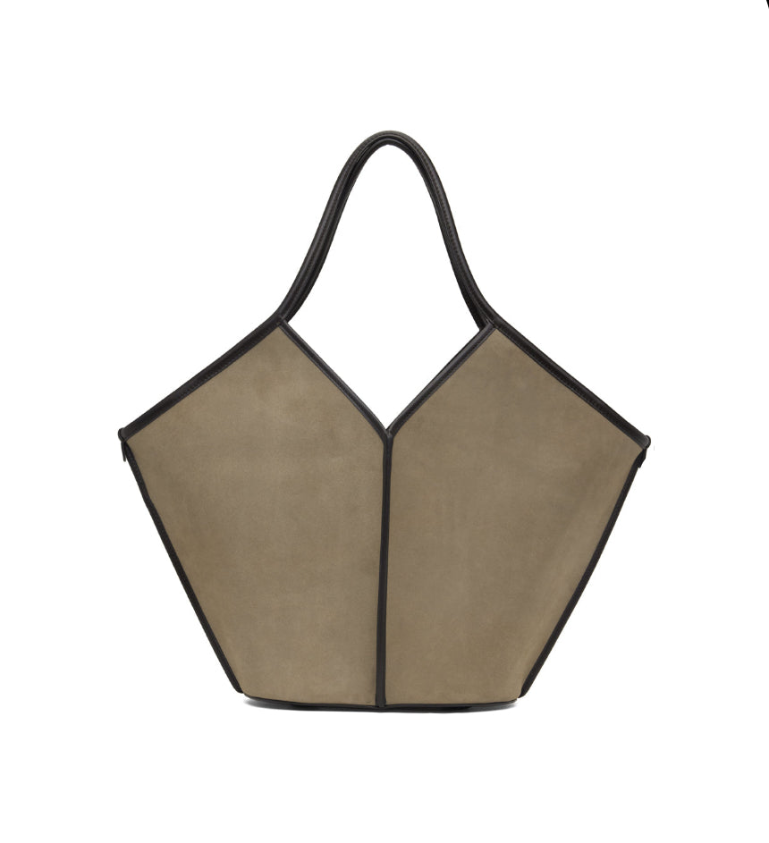 HEREU | Calella S Leather Tote Bag | Brown | Handcrafted in Spain