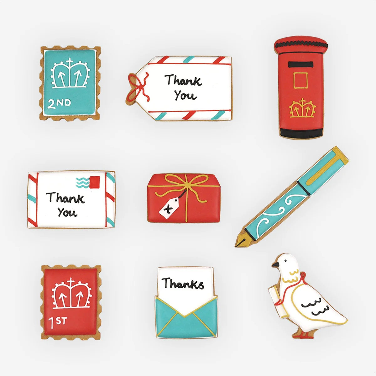 Biscuiteers Thank You Biscuit Tin | Hand-Iced Vanilla Biscuits